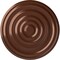 Ekena Millwork Carton Ceiling Medallion (For Canopies up to 3 3/4"), Hand-Painted Copper Penny, 17 3/4"OD x 1 3/8"P CM18CACPS - alternate 1